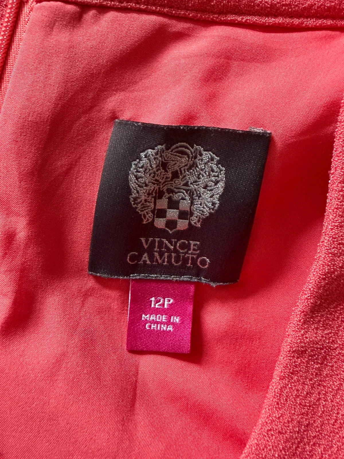 Vestido sin mangas coral – photo 4